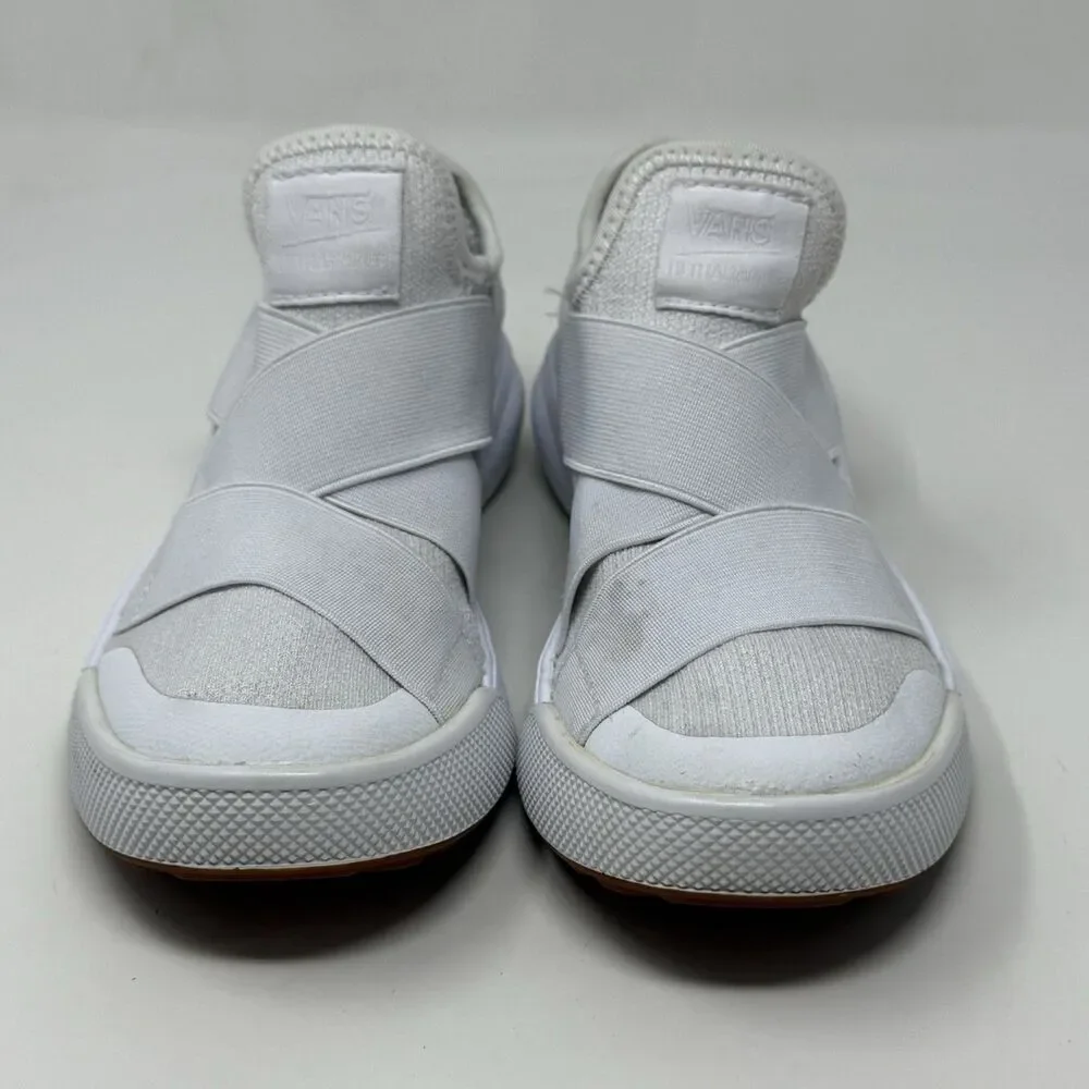 Vans Ultrarange Gore Sneakers Womens 5 White Knit Slip On Trail Comfort Unisex